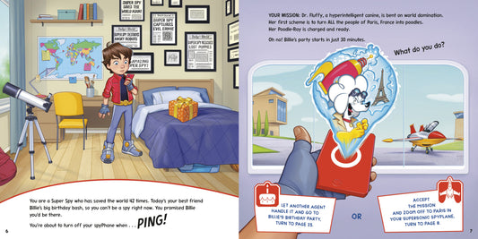Which Way Adventures: Super Spy and the Poodle Party Problem
